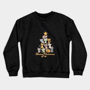 Meowy Christmas Crewneck Sweatshirt